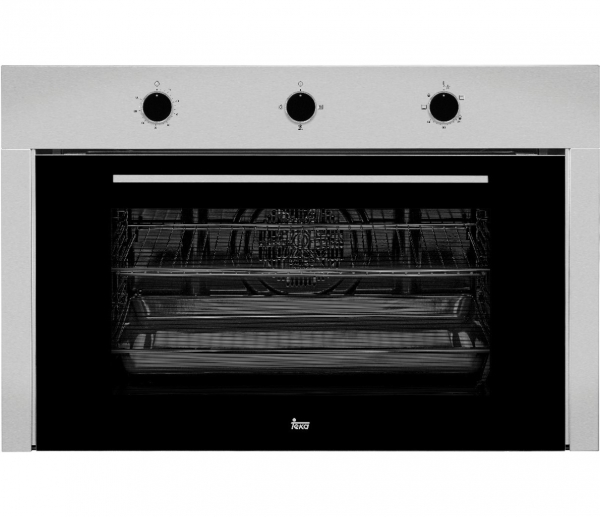 HSF 924 G horno de gas teka maestro acero inoxidable cristal negro monterrey equipo para cocina electrodomesticos gas lp natural 90 cm