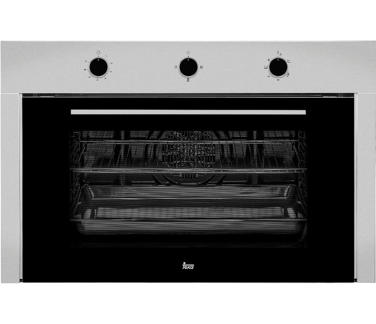 HLF 924 G ⋆ Horno de Gas Teka Multifunción 90 cm cristal negro cocina